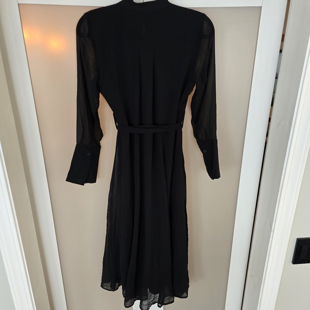 Banana Republic Black Long Sleeve Dress - Picture 4 of 12